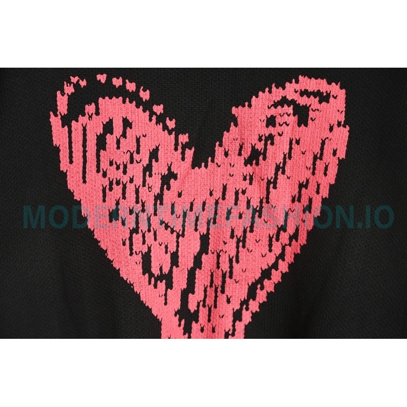 We11 Done - Love Print Knit Sweater