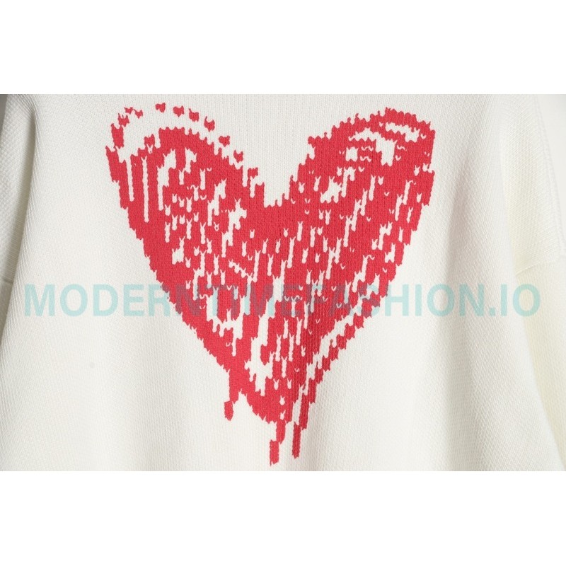 We11 Done - Love Print Knit Sweater