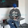 We11 Done - 23FW Towel Jacquard Bullet Screen Knit Crewneck Sweater