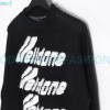 We11 Done - 23FW Towel Jacquard Bullet Screen Knit Crewneck Sweater