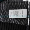 We11 Done - 23FW Towel Jacquard Bullet Screen Knit Crewneck Sweater