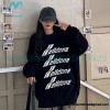 We11 Done - 23FW Towel Jacquard Bullet Screen Knit Crewneck Sweater