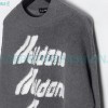 We11 Done - 23FW Towel Jacquard Bullet Screen Knit Crewneck Sweater