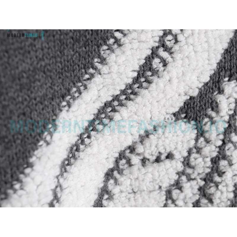 We11 Done - 23FW Towel Jacquard Bullet Screen Knit Crewneck Sweater