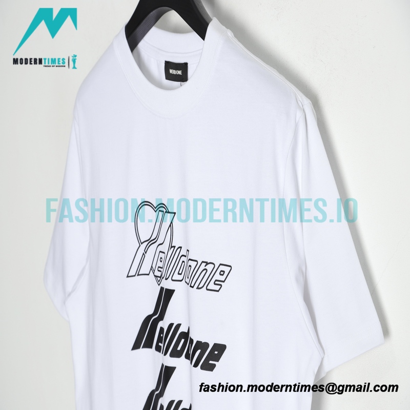 We11 Done - Bullet Screen Print Short-sleeved T-shirt