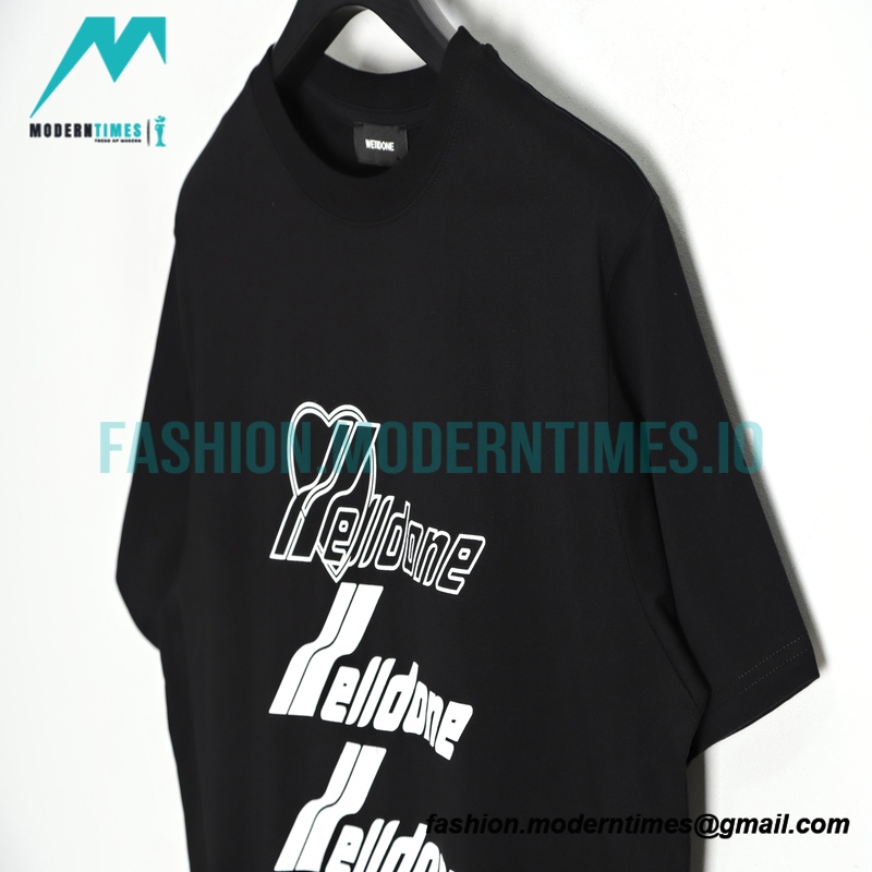 We11 Done - Bullet Screen Print Short-sleeved T-shirt