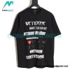 We11 Done - 23SS Love Bullet Screen Short-sleeved T-shirt