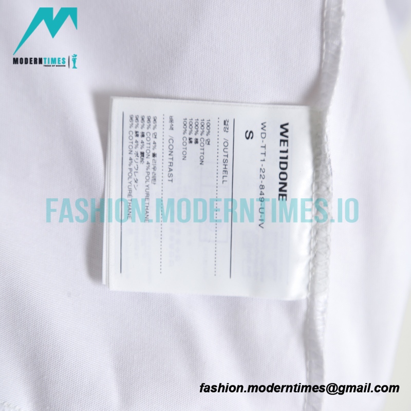 We11 Done - 23SS Love Bullet Screen Short-sleeved T-shirt