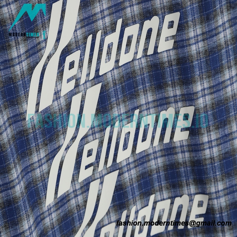  We11 Done - 22FW Bullet Screen Check Shirt