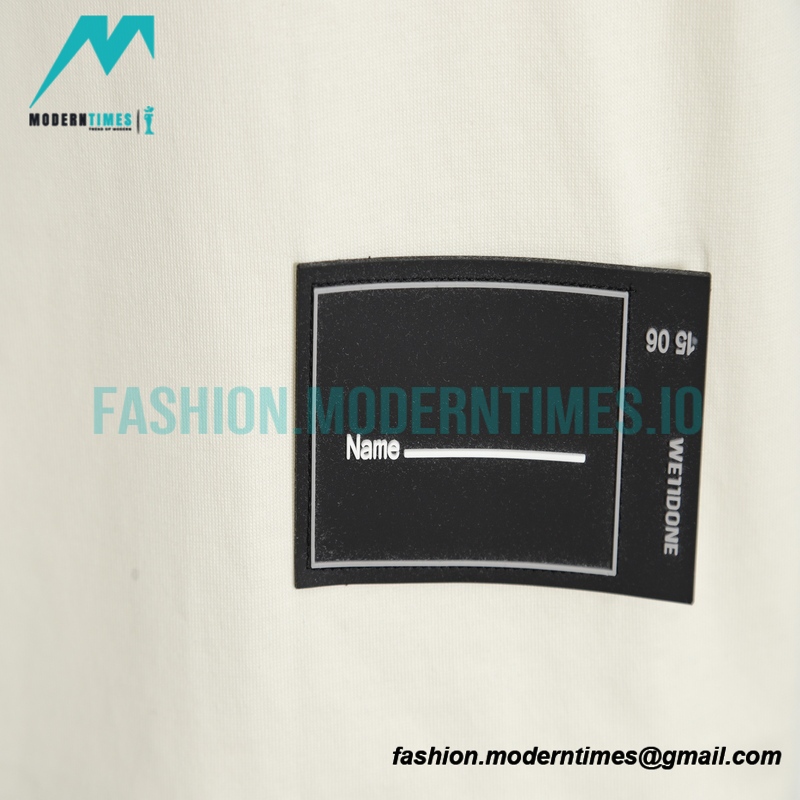 We11 Done - 23SS Embroidered Small Label Short-sleeved T-shirt
