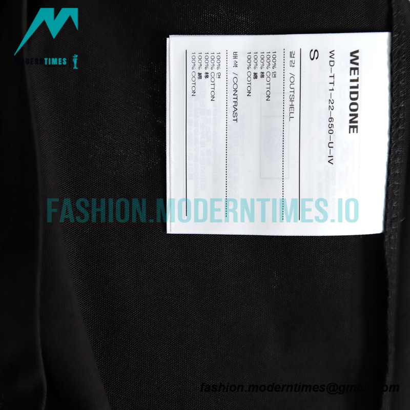 We11 Done - 23SS Embroidered Small Label Short-sleeved T-shirt