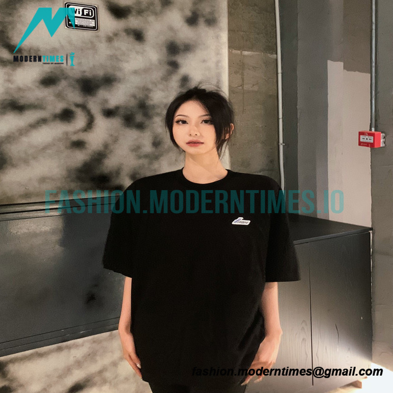 We11 Done - 23SS Embroidered Small Label Short-sleeved T-shirt