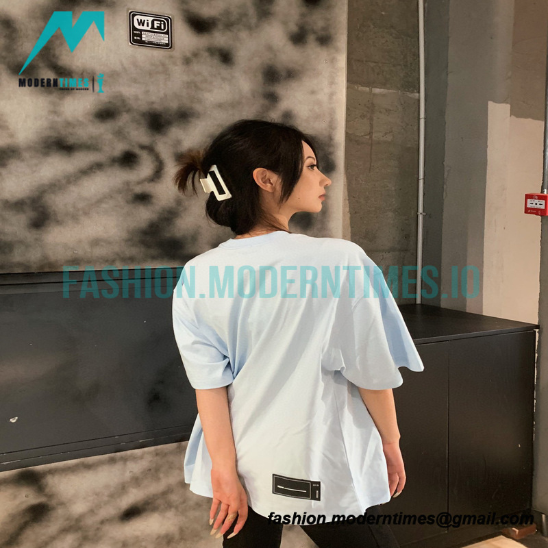 We11 Done - 23SS Embroidered Small Label Short-sleeved T-shirt