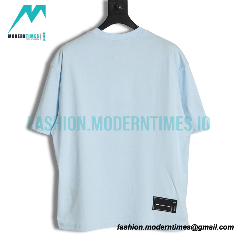 We11 Done - 23SS Embroidered Small Label Short-sleeved T-shirt