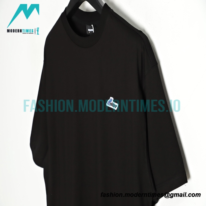 We11 Done - 23SS Embroidered Small Label Short-sleeved T-shirt