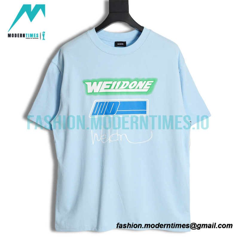 We11 Done - Signature Letter-printed Short-sleeved T-shirt