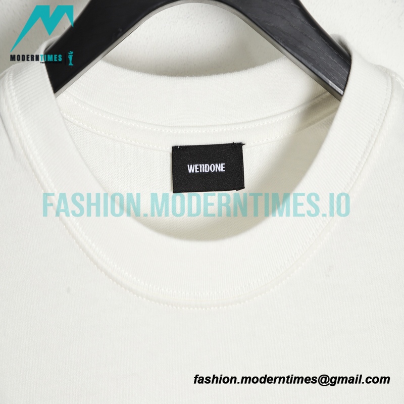 We11 Done - Signature Letter-printed Short-sleeved T-shirt