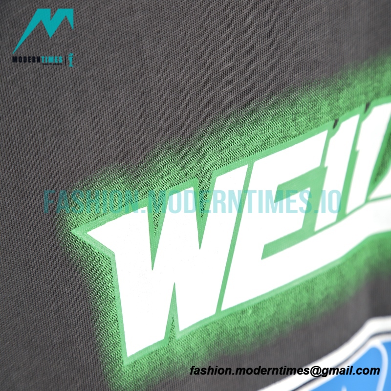 We11 Done - Signature Letter-printed Short-sleeved T-shirt