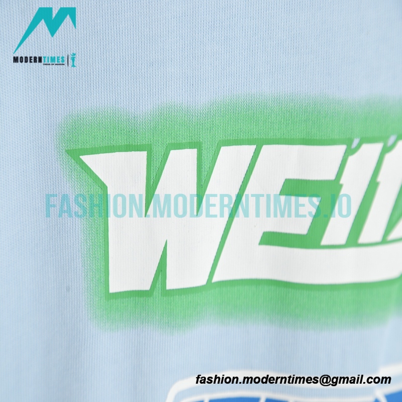 We11 Done - Signature Letter-printed Short-sleeved T-shirt