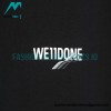 We11 Done - 23SS Rendered Slogan Short-sleeved T-shirt