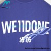 We11 Done - 23SS Rendered Slogan Short-sleeved T-shirt