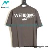 We11 Done - 23SS Rendered Slogan Short-sleeved T-shirt