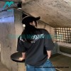 We11 Done - 23SS Rendered Slogan Short-sleeved T-shirt