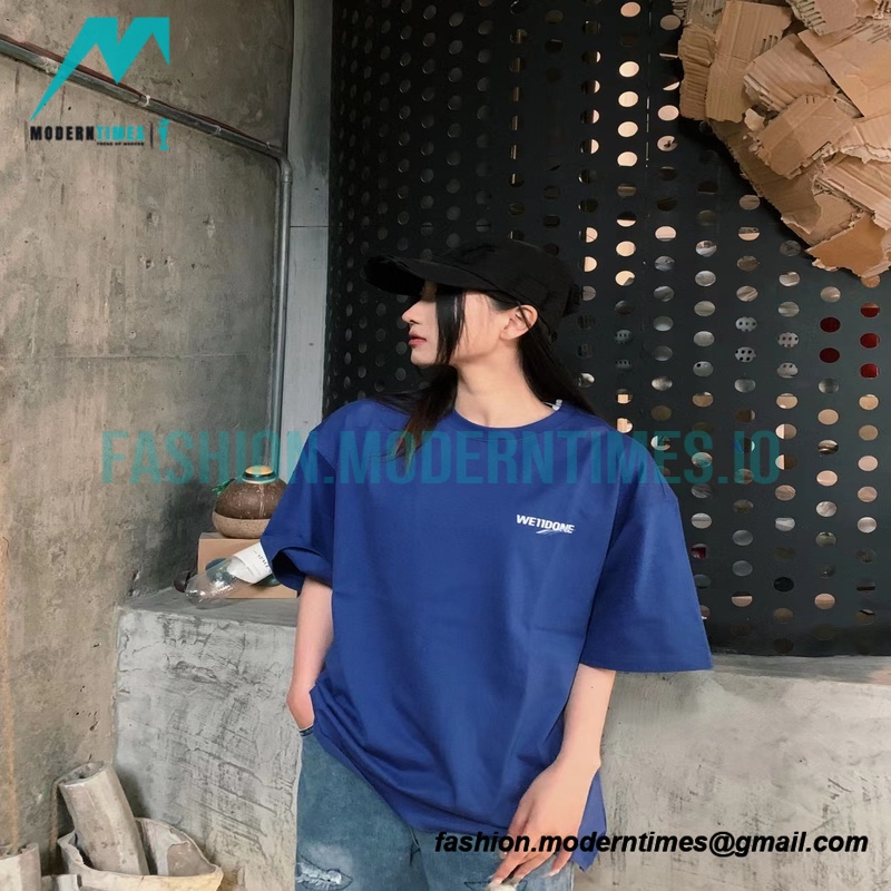We11 Done - 23SS Rendered Slogan Short-sleeved T-shirt