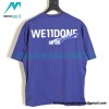 We11 Done - 23SS Rendered Slogan Short-sleeved T-shirt