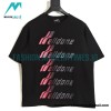 We11 Done - 23ss Bullet Acreen letter Short-sleeved T-shirt