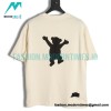 We11 Done - Dancing Bear Flocked Print Short-sleeved T-shirt