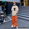 We11 Done - Dancing Bear Flocked Print Short-sleeved T-shirt