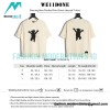 We11 Done - Dancing Bear Flocked Print Short-sleeved T-shirt