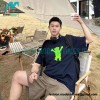 We11 Done - Dancing Bear Flocked Print Short-sleeved T-shirt