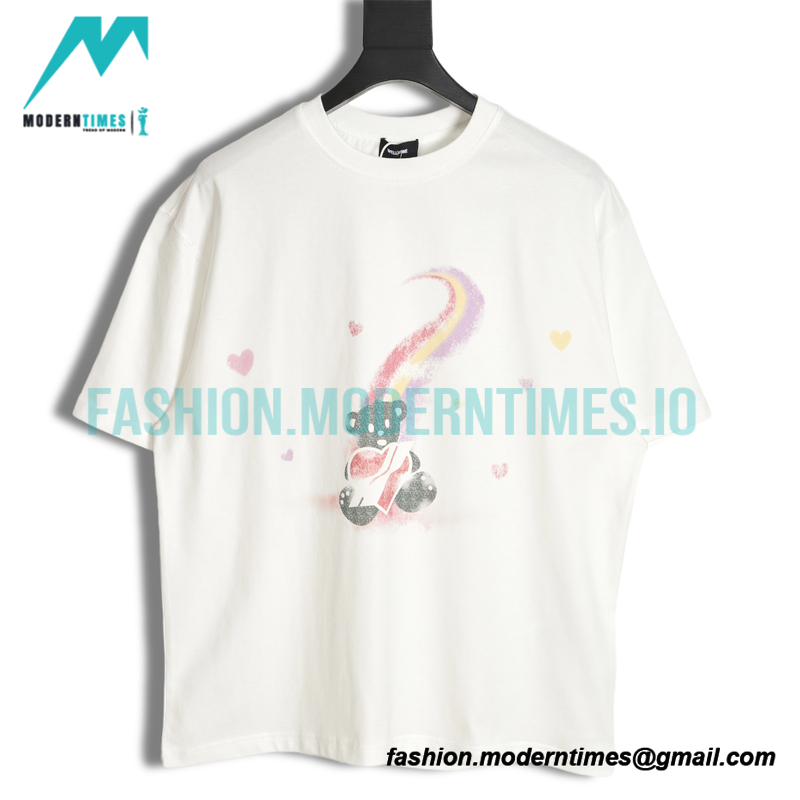 We11 Done - 23SS Rainbow Bear Short-Sleeved T-shirt