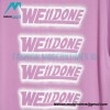 We11 Done - Back Bullet Screen Print Short-sleeved T-shirt