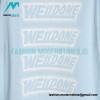 We11 Done - Back Bullet Screen Print Short-sleeved T-shirt