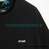 We11 Done - Small Letter-embroidered Short-sleeved T-shirt