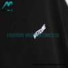 We11 Done - Small Letter-embroidered Short-sleeved T-shirt