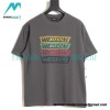 We11 Done - Four-color Bullet Screen Print Short-sleeved T-shirt