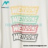 We11 Done - Four-color Bullet Screen Print Short-sleeved T-shirt