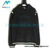 Saint Laurent - 22FW Sauteed Sand Pasted Fabric Embroidered Hoodie
