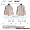 Saint Laurent Paris - Basic Letter Embroidered Logo Hoodie