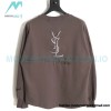 Saint Laurent Paris - Basic Letter Embroidered Logo Hoodie