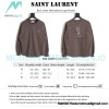 Saint Laurent Paris - Basic Letter Embroidered Logo Hoodie