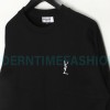 Saint Laurent Paris - Basic Letter Embroidered Logo Hoodie