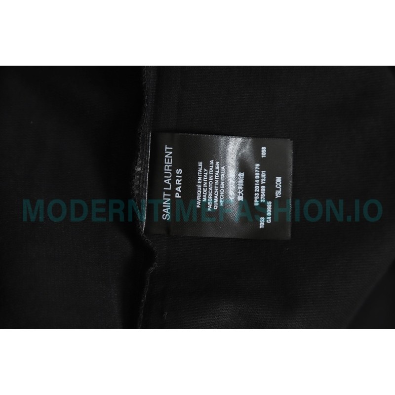 Saint Laurent Paris - Basic Letter Embroidered Logo Hoodie