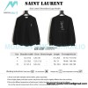 Saint Laurent Paris - Basic Letter Embroidered Logo Hoodie