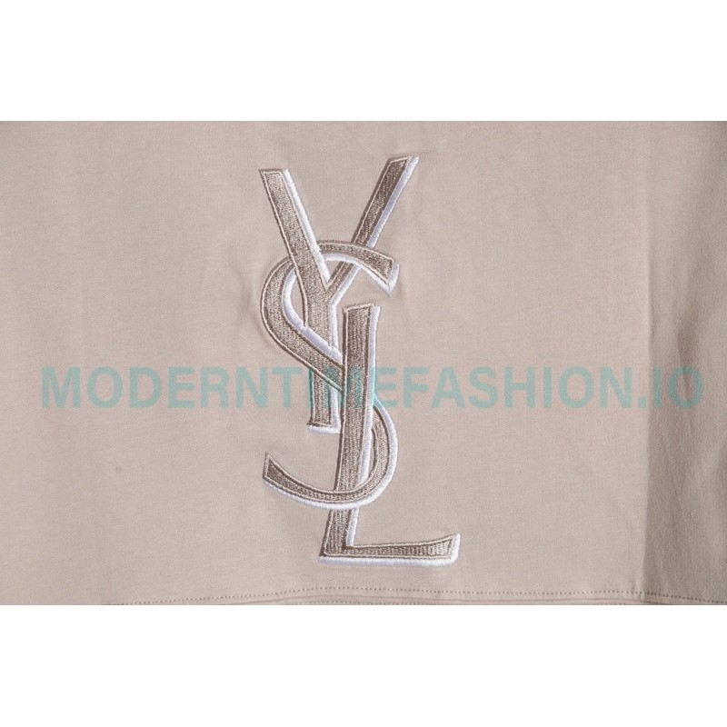 Saint Laurent Paris - Basic Letter Embroidered Logo Hoodie