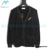 Saint Laurent - 23FW Silver Wool Cardigan Sweater